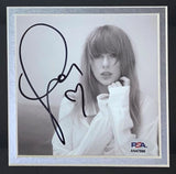 Taylor Swift Signed Framed RARE Heart Drawn Insert w/ 8x10 Smoke Photo PSA/DNA