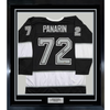 Framed Facsimile Autographed Artemi Panarin 35x39 Los Angeles Black Reprint Laser Auto Hockey Jersey