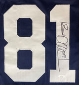 Terrell Owens Dallas Signed Blue Stat Football Jersey JSA ITP