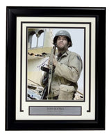 Tom Hanks Signed Framed 8x10 Saving Private Ryan Photo BAS