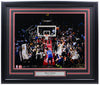 Trae Young Signed Framed Hawks 16x20 Basketball Game Winner Photo LE Panini