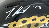 Travis Hunter Signed Jacksonville Jaguars Full Size Authentic Speed Helmet BAS