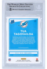 Tua Tagovailoa Signed 2020 Panini Donruss Optic #152 Dolphins Rookie Card BAS