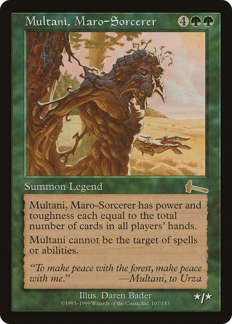Multani, Maro-Sorcerer - Urza's Legacy (Ulg)