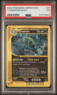 Tyranitar 29/165 - Expedition - 2002 Pokemon - PSA 1