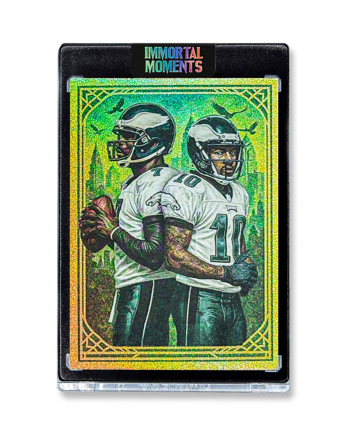 IMMORTAL MOMENTSTM MIKE VICK & DJAX "FLIGHT CHECK" COLLECTIBLE
