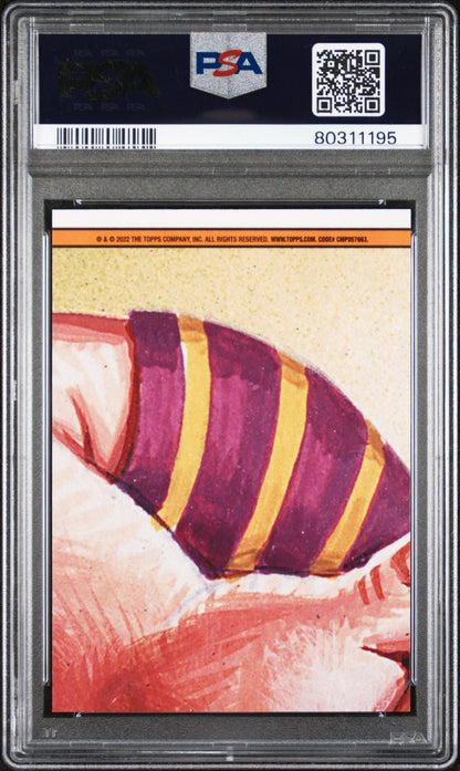 Mick Daggers 2022 Gpk Sapphire Green #'D 21/50 PSA 10