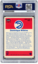 Dominique Wilkins Signed Auto 1986 Fleer #11 Hawks RC PSA/DNA Auto 10